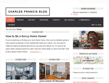 Tablet Screenshot of charlesfrancisblog.com